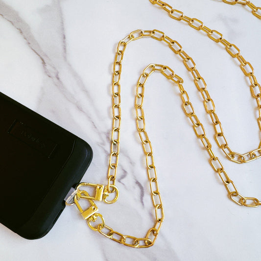 City Walker Crossbody Chain Phone Lanyard by Ellisonyoung.com