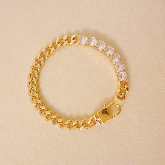 City Glam Chain Bracelet by Ellisonyoung.com