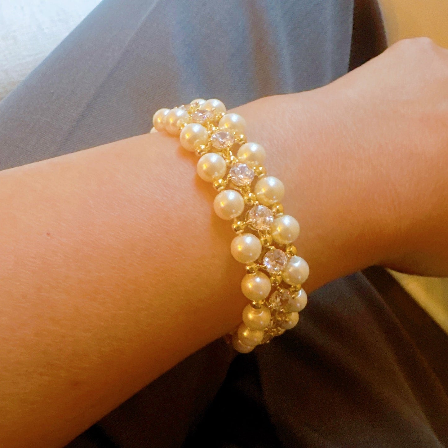 Between Elegance And Sparkle Bracelet by Ellisonyoung.com