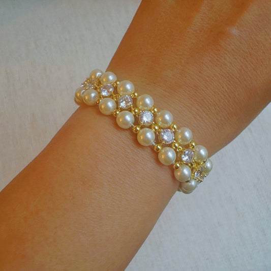 Between Elegance And Sparkle Bracelet by Ellisonyoung.com