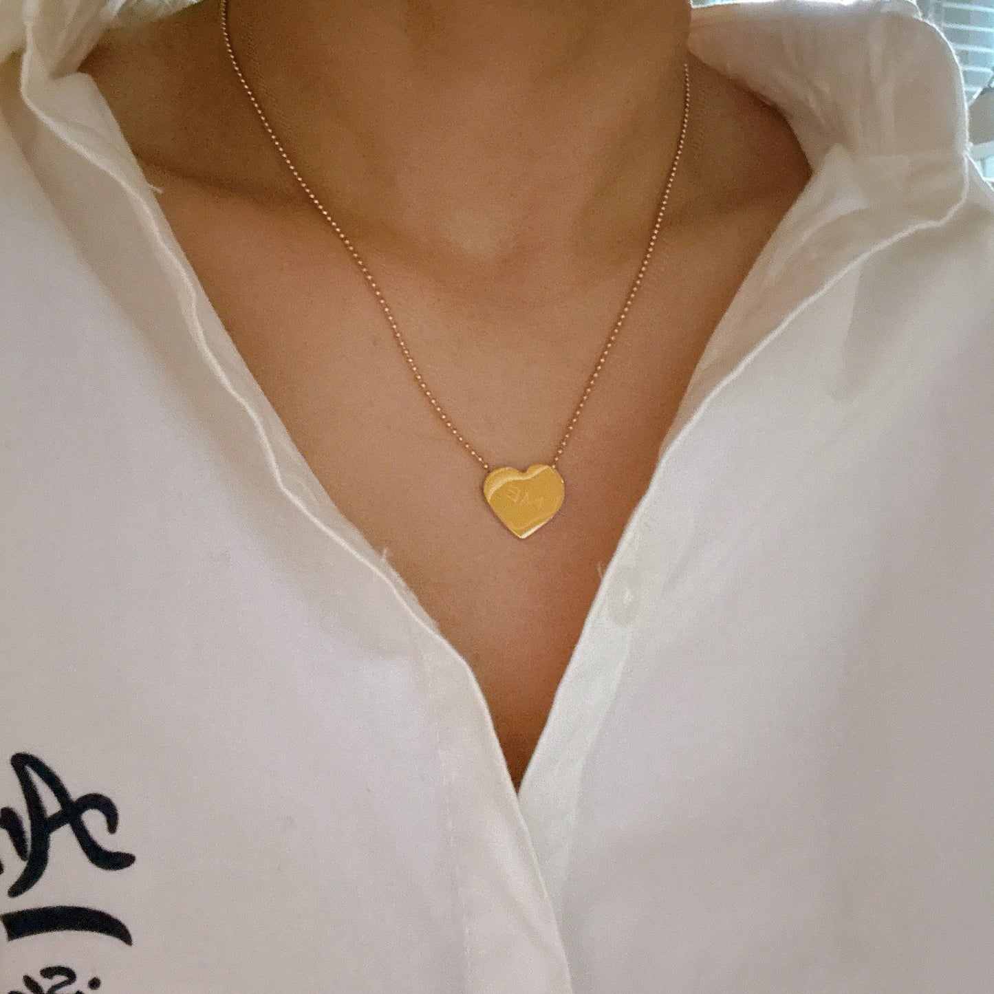 Me And Your Heart Necklace by Ellisonyoung.com