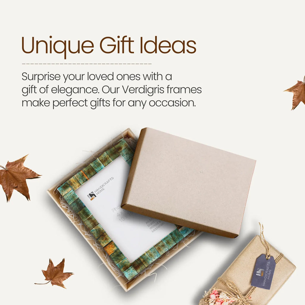 Picture Frame Verdigris Chic Collection Bone Inlay Verdigris - 3 Sizes