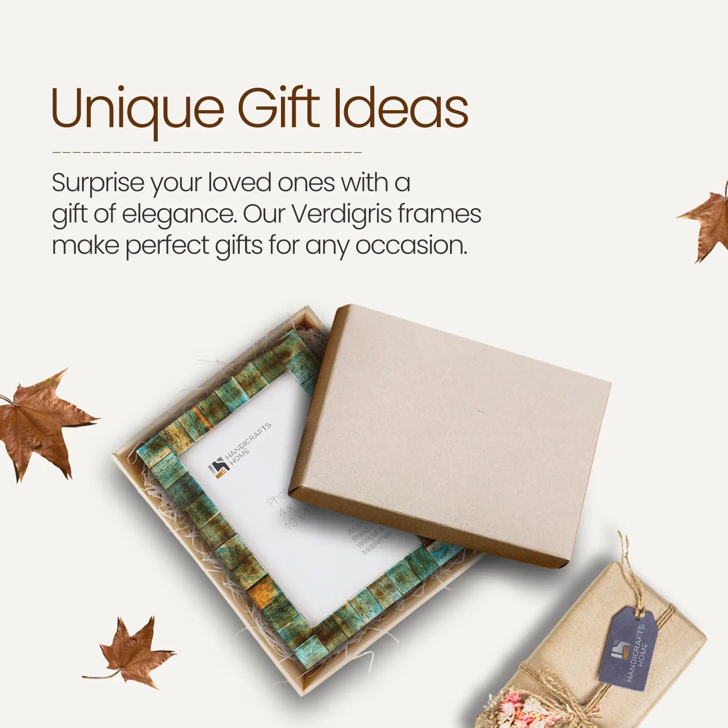 Picture Frame Verdigris Chic Collection Bone Inlay Verdigris - 3 Sizes