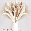 86PCS Natural Dried Pampas Grass Mix Bouquet Boho Home Decor Phragmites Dried Flowers Reed Bunny Tails Table Decor Pompas Grass for Wedding Floral Arrangements Rustic Farmhouse Party Fall Decoration