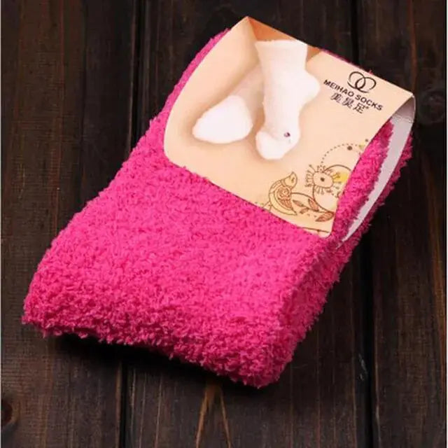 Women's Bed Socks Pure Color