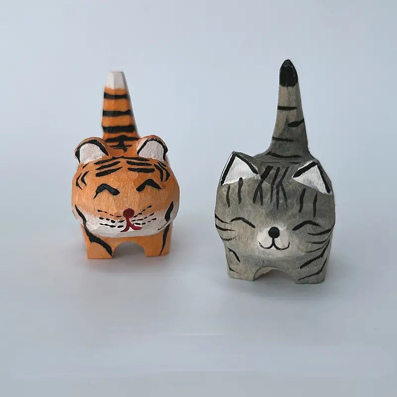 Mini Cat Figurine - Desktop Home Decor (1 Piece)