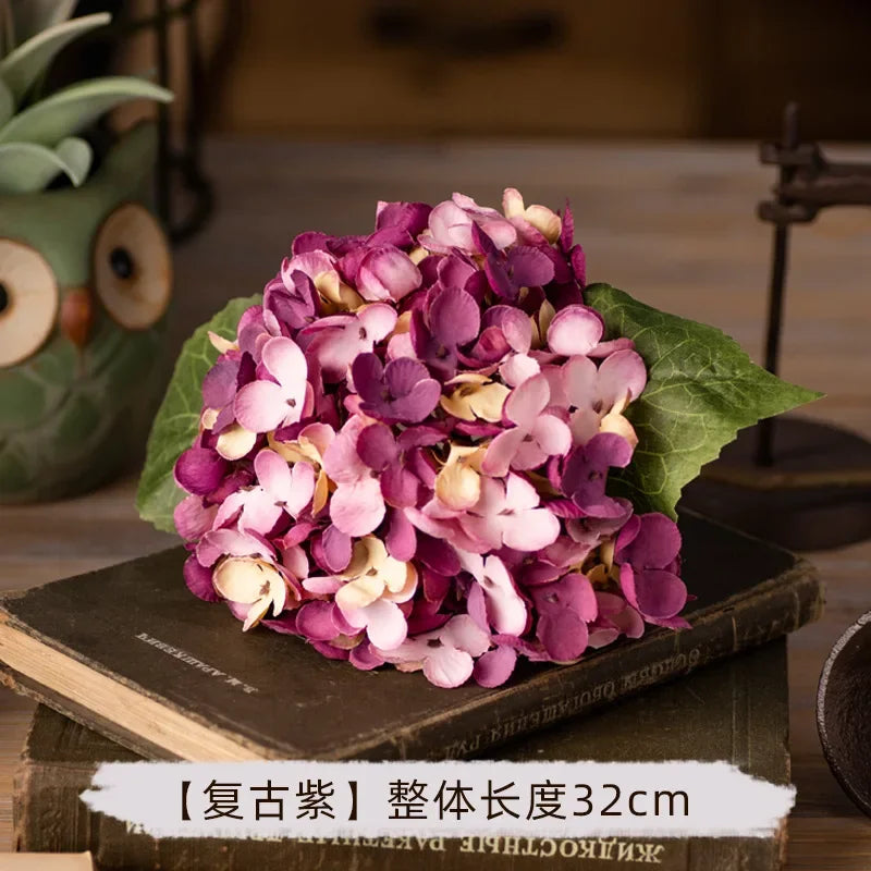 DecorBites™ Artificial Hydrangea Silk Flower Arrangement Wedding Decor Shop Decoration