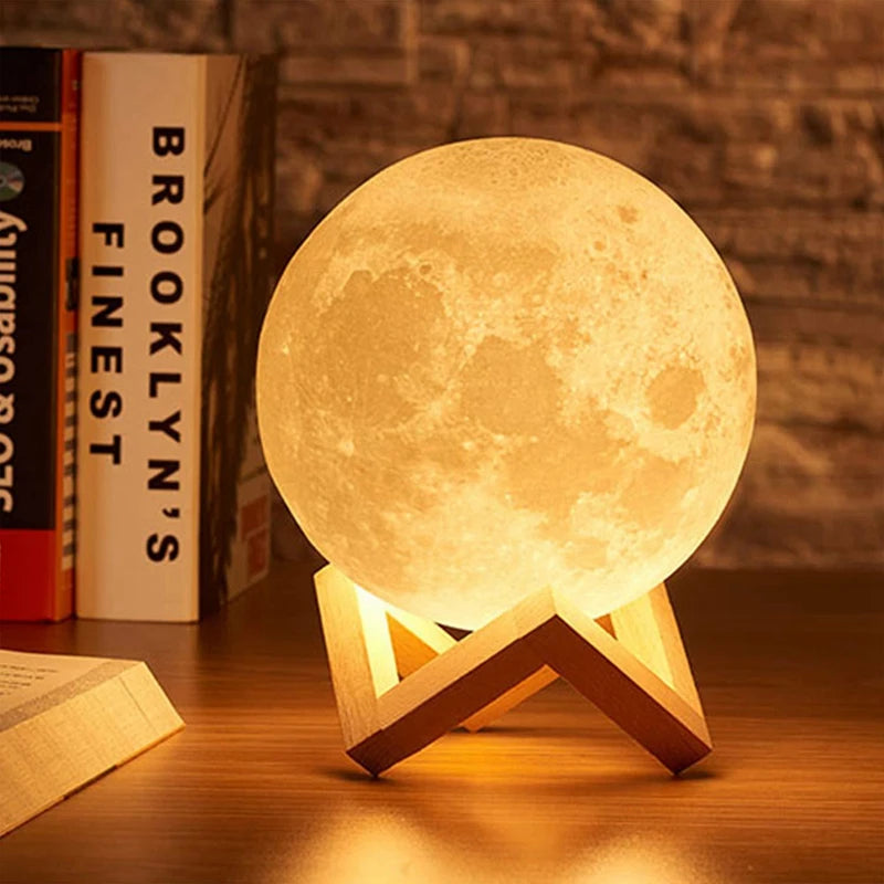 LED Moon Galaxy Light Lamp for Home Decor