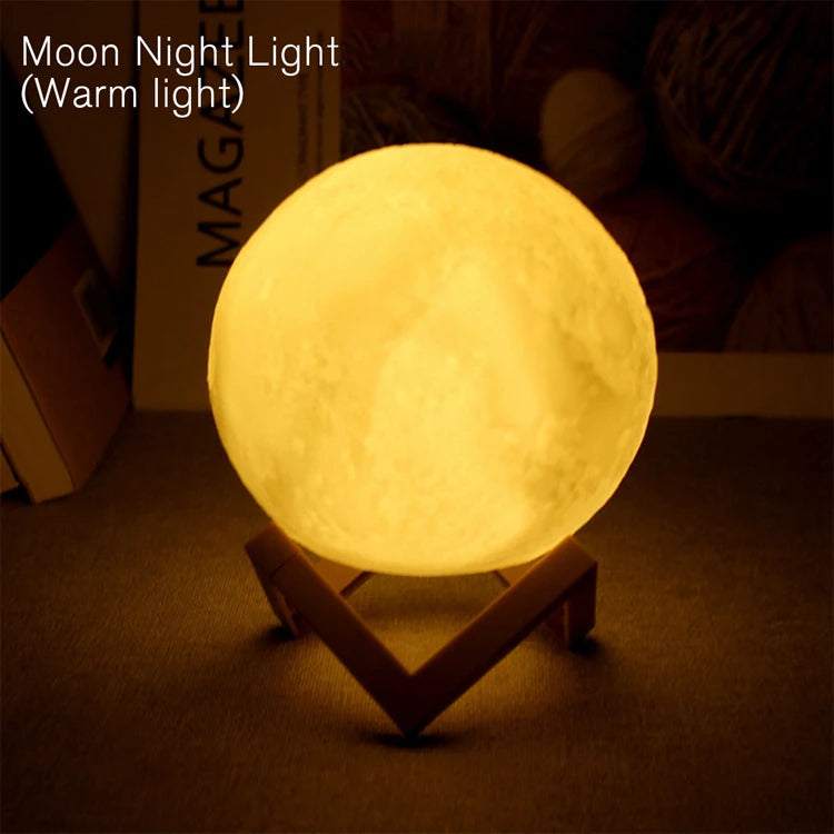 LED Moon Galaxy Light Lamp for Home Decor