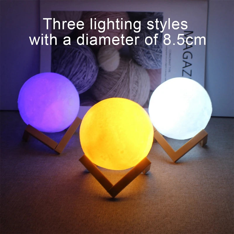 LED Moon Galaxy Light Lamp for Home Decor