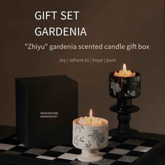 French Tall Aroma Candle Gift Box