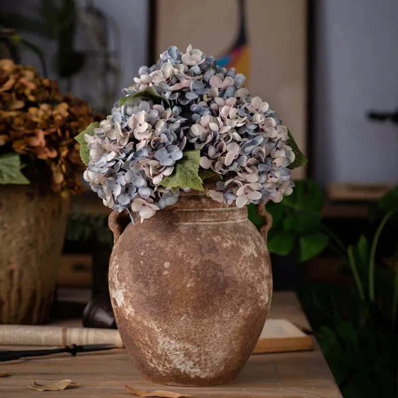 DecorBites™ Artificial Hydrangea Silk Flower Arrangement Wedding Decor Shop Decoration