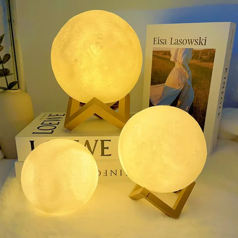 LED Moon Galaxy Light Lamp for Home Decor