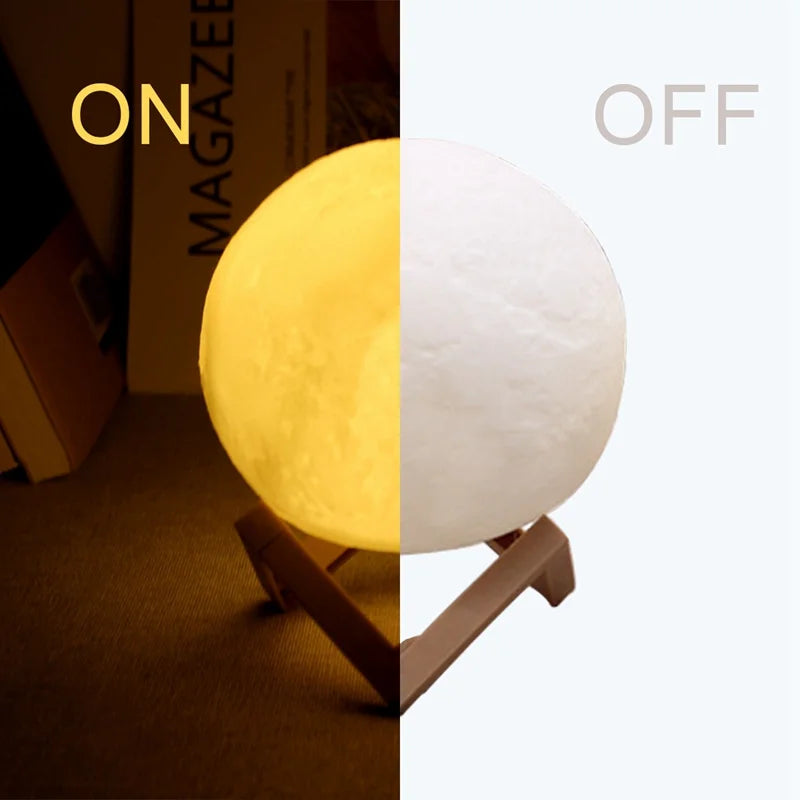 LED Moon Galaxy Light Lamp for Home Decor