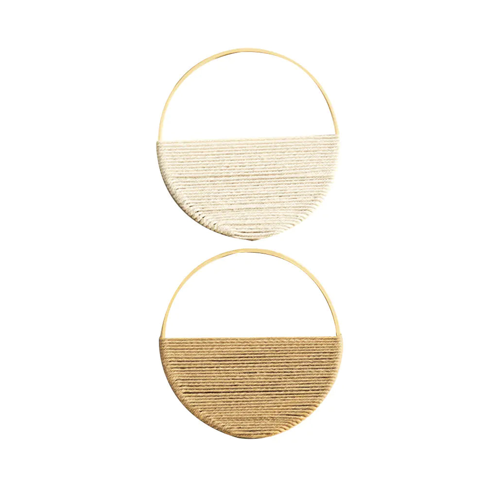Bohemian Double Circle Wall Handmade Decor