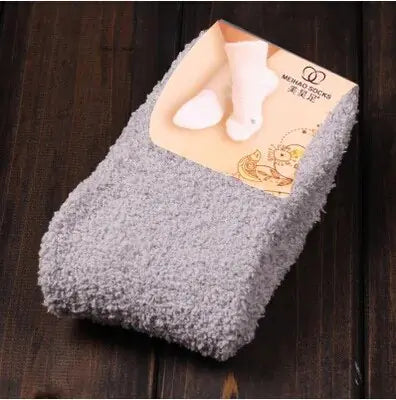 Women's Bed Socks Pure Color