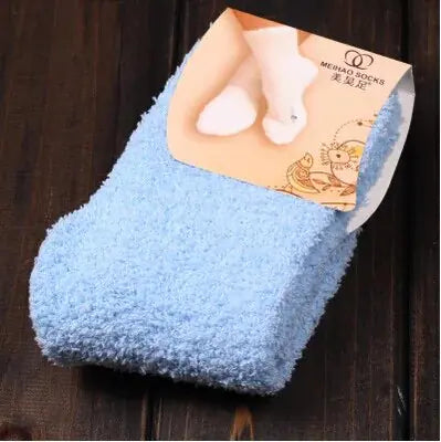 Women's Bed Socks Pure Color