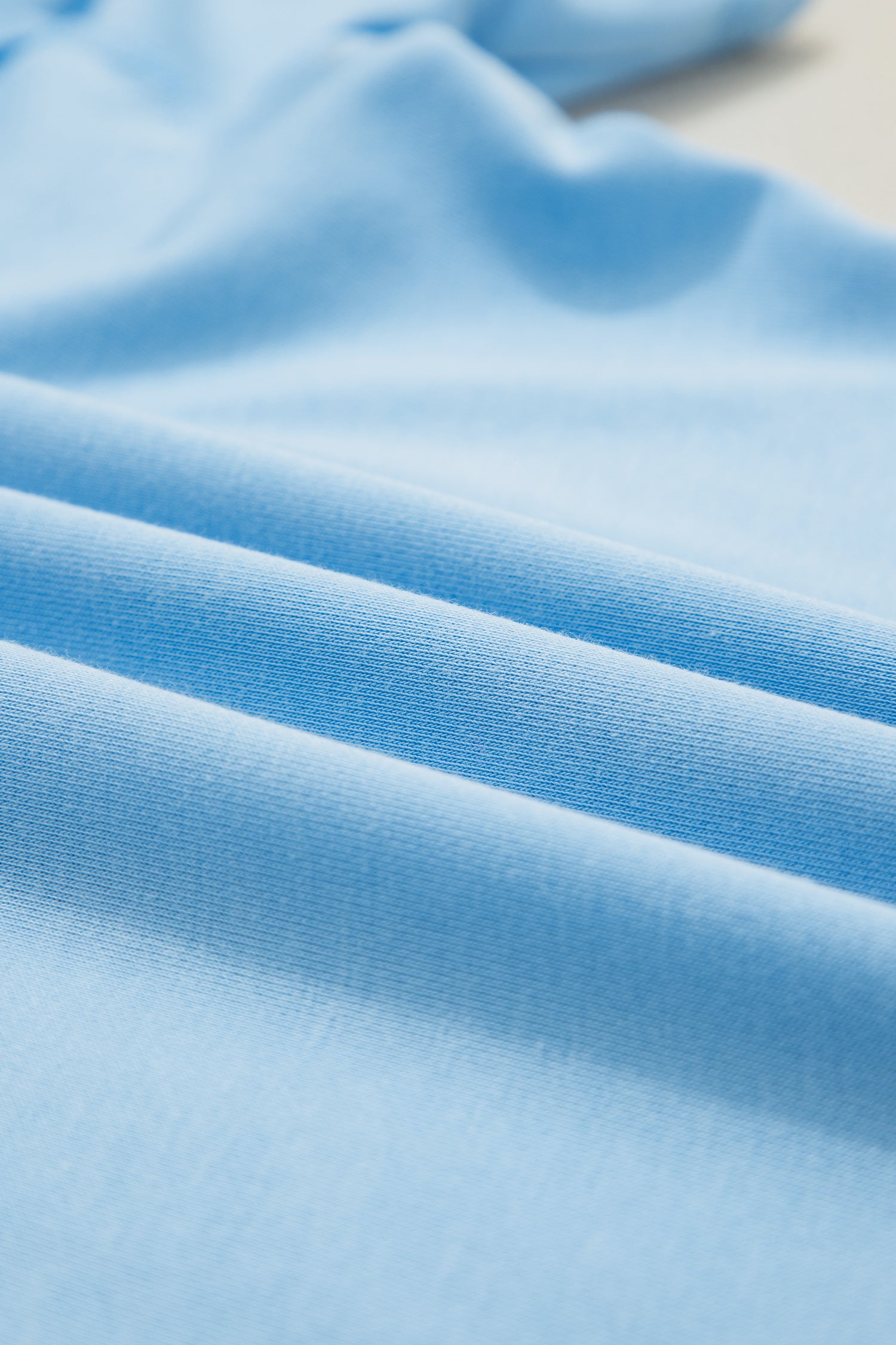 Sky Blue Drop Shoulder Boxy Tee and Barrel Pants Set