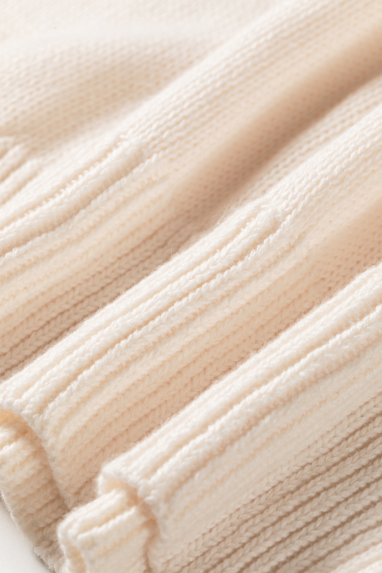 Beige Go Team Football Drop Shoulder Knit Top Sweater