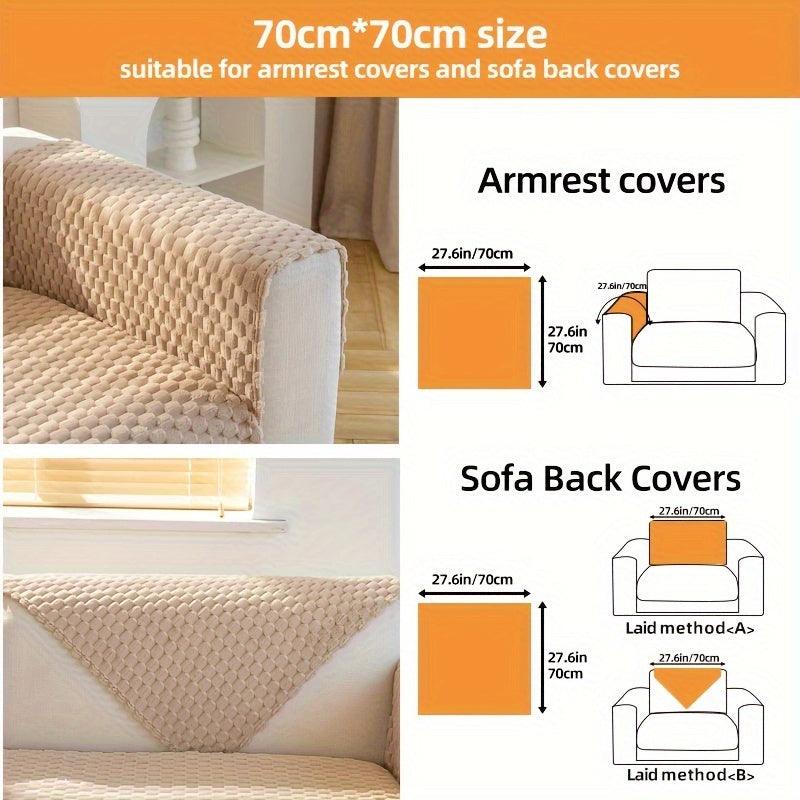 Plush Nordic Sofa Slipcover