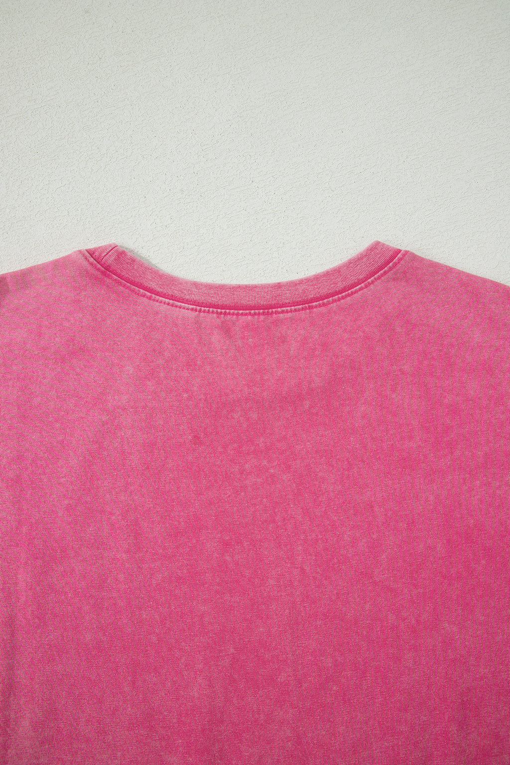 Rose Red Mineral Washed Oversized Tee