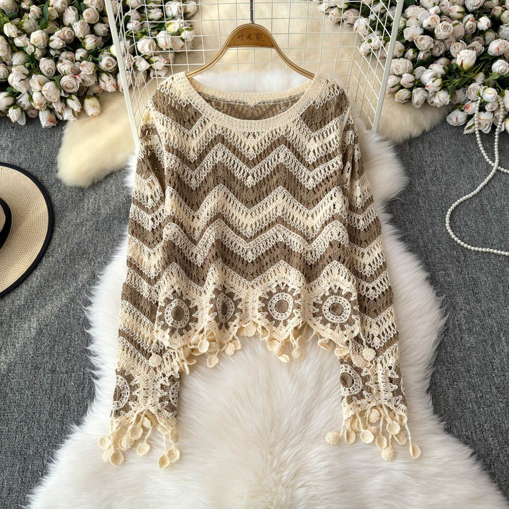 New Loose Slimming Short Long Sleeve Top Trendy