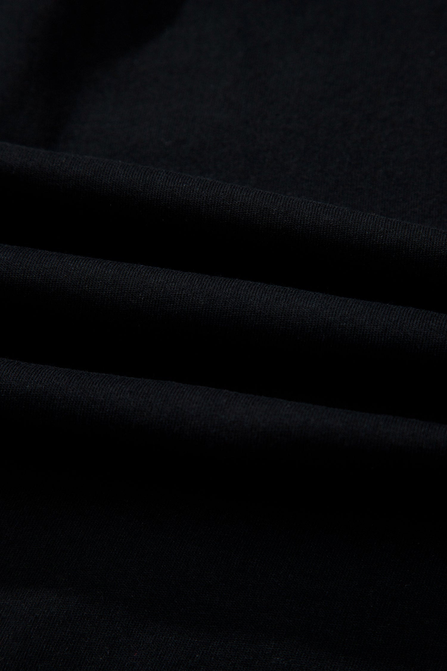 Black Leopard Bow Embroidered Cotton Round Neck T Shirt