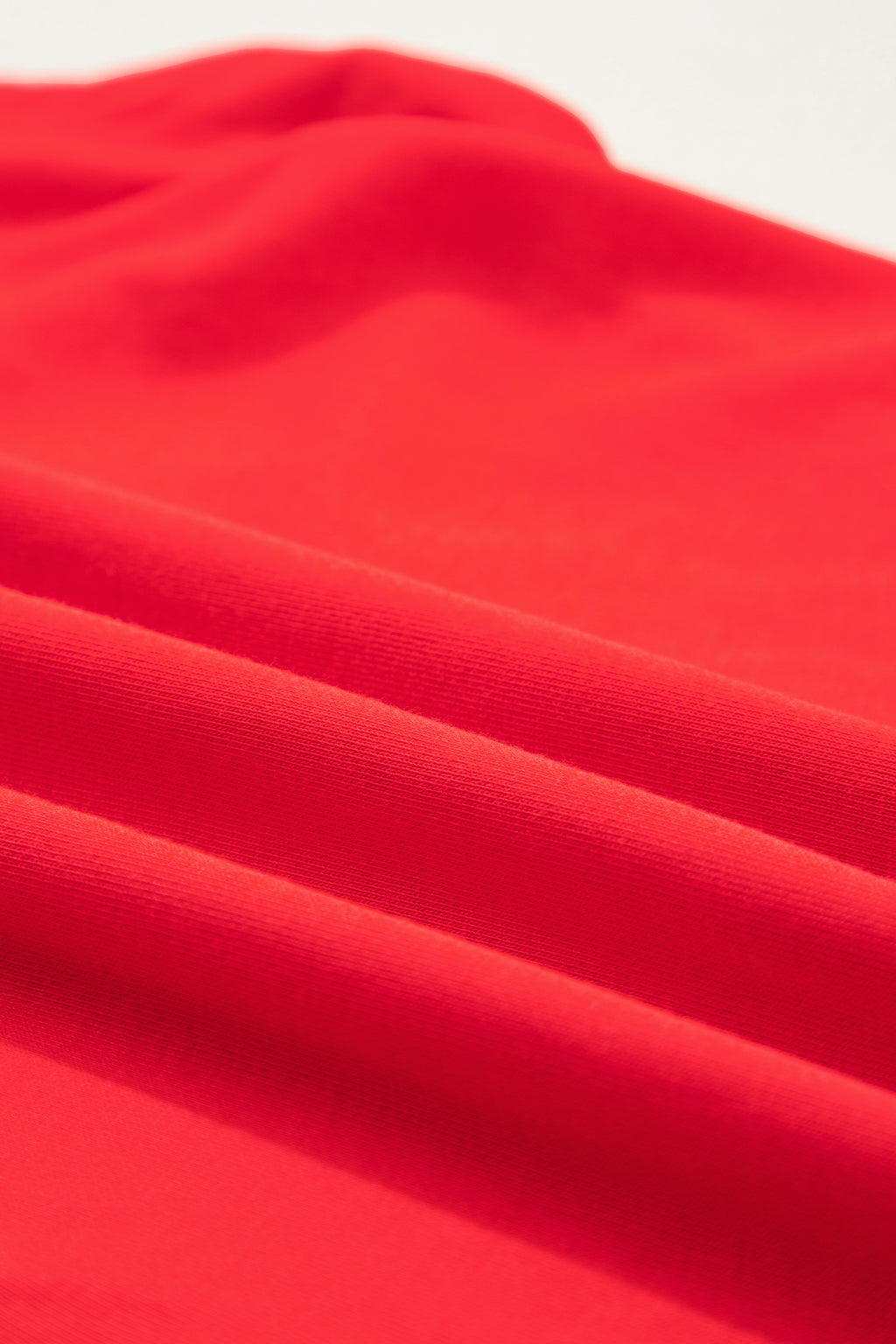 Racing Red Solid Color High Neck Cap Sleeve Loose Top