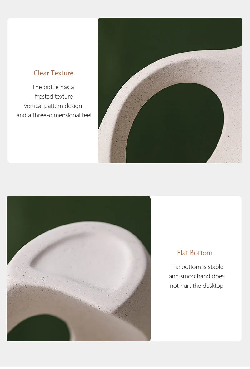 DecorBites™ Large 21cm CAPIRON Ceramic Vase Home Decor