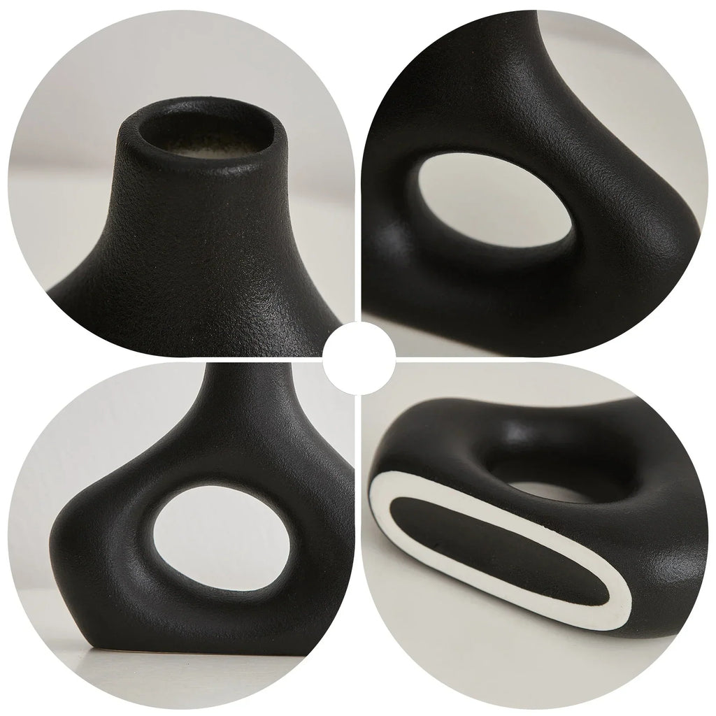 DecorBites™ Nordic Ceramic Flower Vase Home Decor