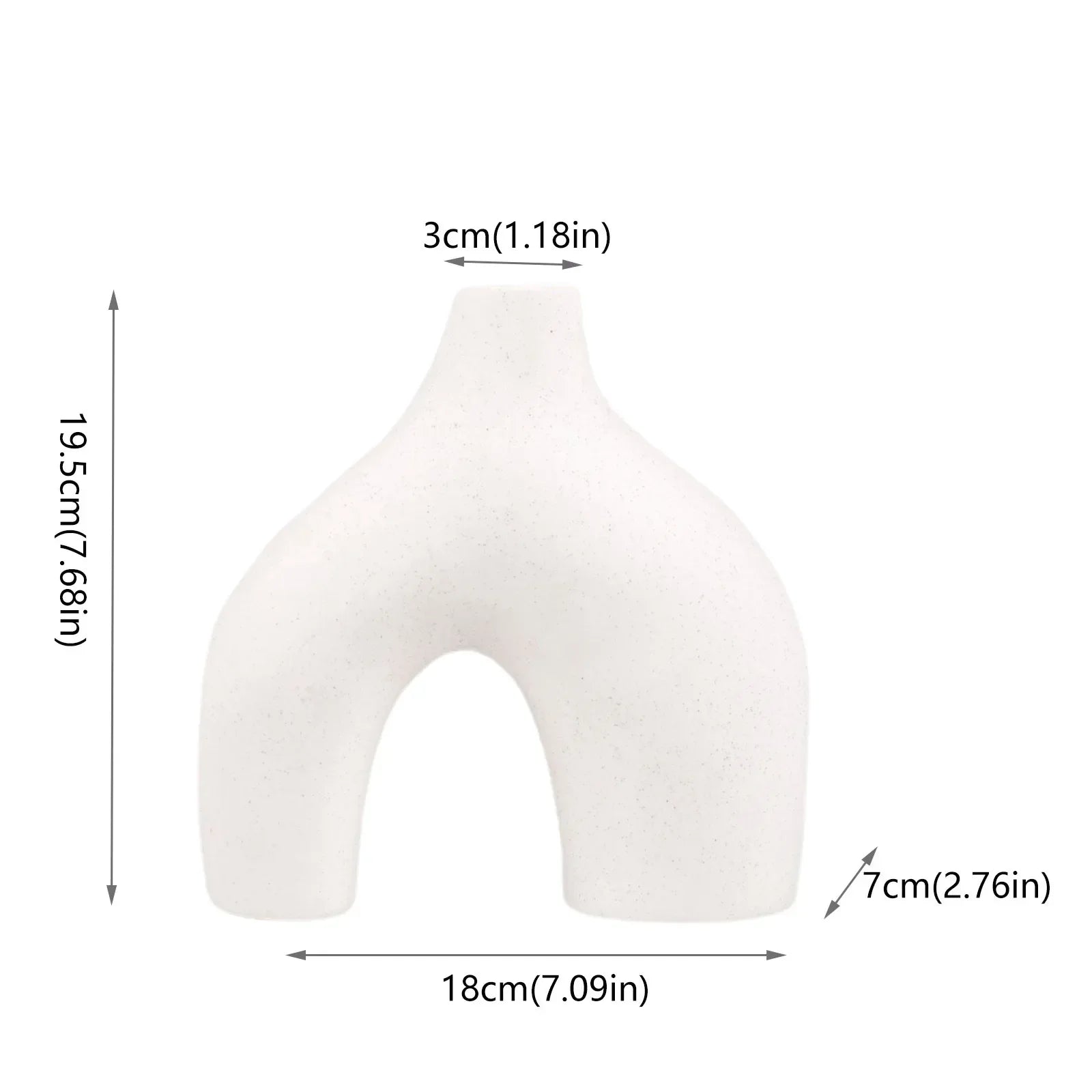 DecorBites™ Nordic Ceramic Flower Vase Home Decor