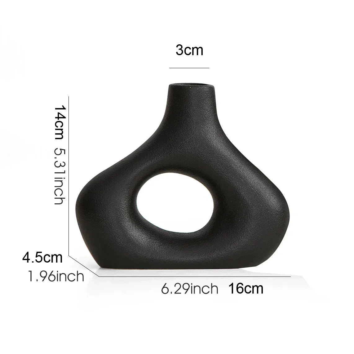 DecorBites™ Nordic Ceramic Flower Vase Home Decor