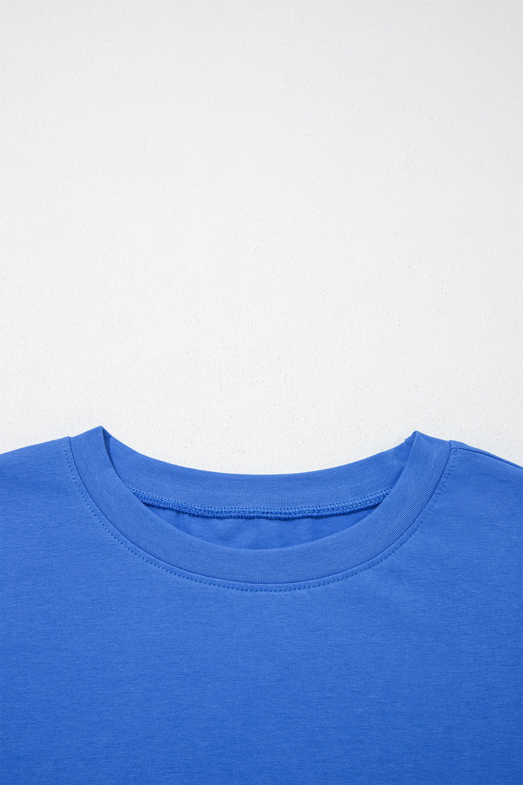 Dark Blue Varsity Striped Short Sleeve Crew Neck T Shirt