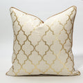 Luxury Sofa Cushion Nordic Decorative Pillows Case Satin Champagne Simple Decorative Silk Throw Pillow Covers Slip Cooling Satin Square Pillowcases For Living Home