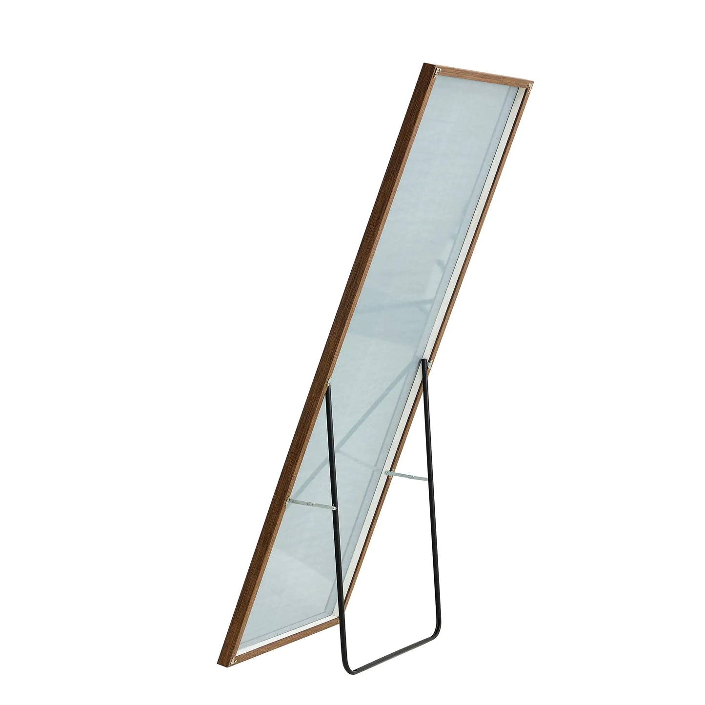 Solid Wood Broen Frame Full Length Mirror