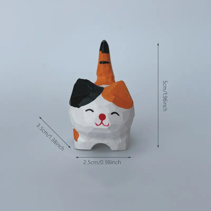 Mini Cat Figurine - Desktop Home Decor (1 Piece)