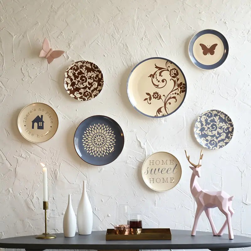 Ceramic Wall Decor Plates for Home Decor